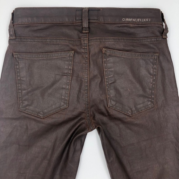 Current/Elliott Brown The Ankle Skinny Coated 25 - Picture 6 of 6